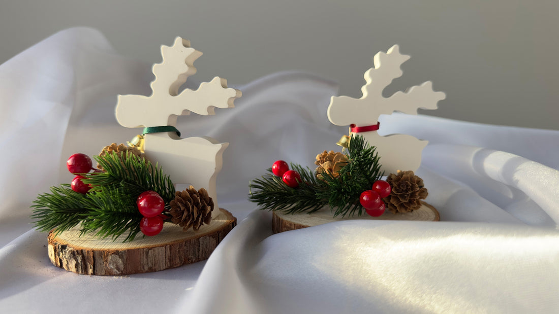 Zimowa Kolekcja Aura Shapes 2025 — świąteczne świeczki, figurki i dekoracje handmade