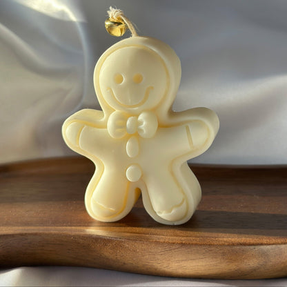 Świąteczny Ludzik-Pierniczek z Wosku Kokosowego