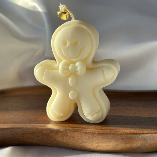 Świąteczny Ludzik-Pierniczek z Wosku Kokosowego