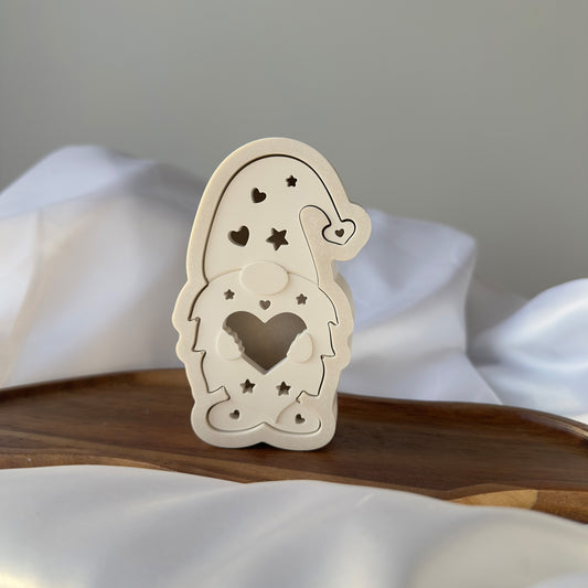 Szkatułka / Mini Lampion w Kształcie Krasnala + LED GRATIS