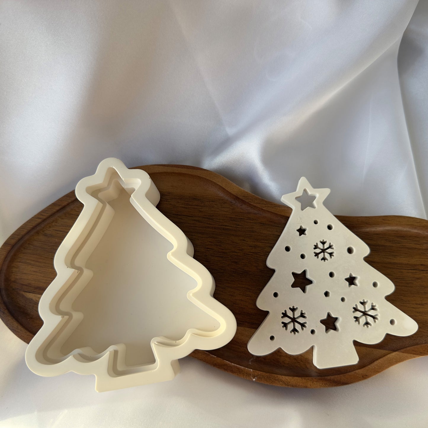 Szkatułka / Mini Lampion w Kształcie Choinki + LED GRATIS