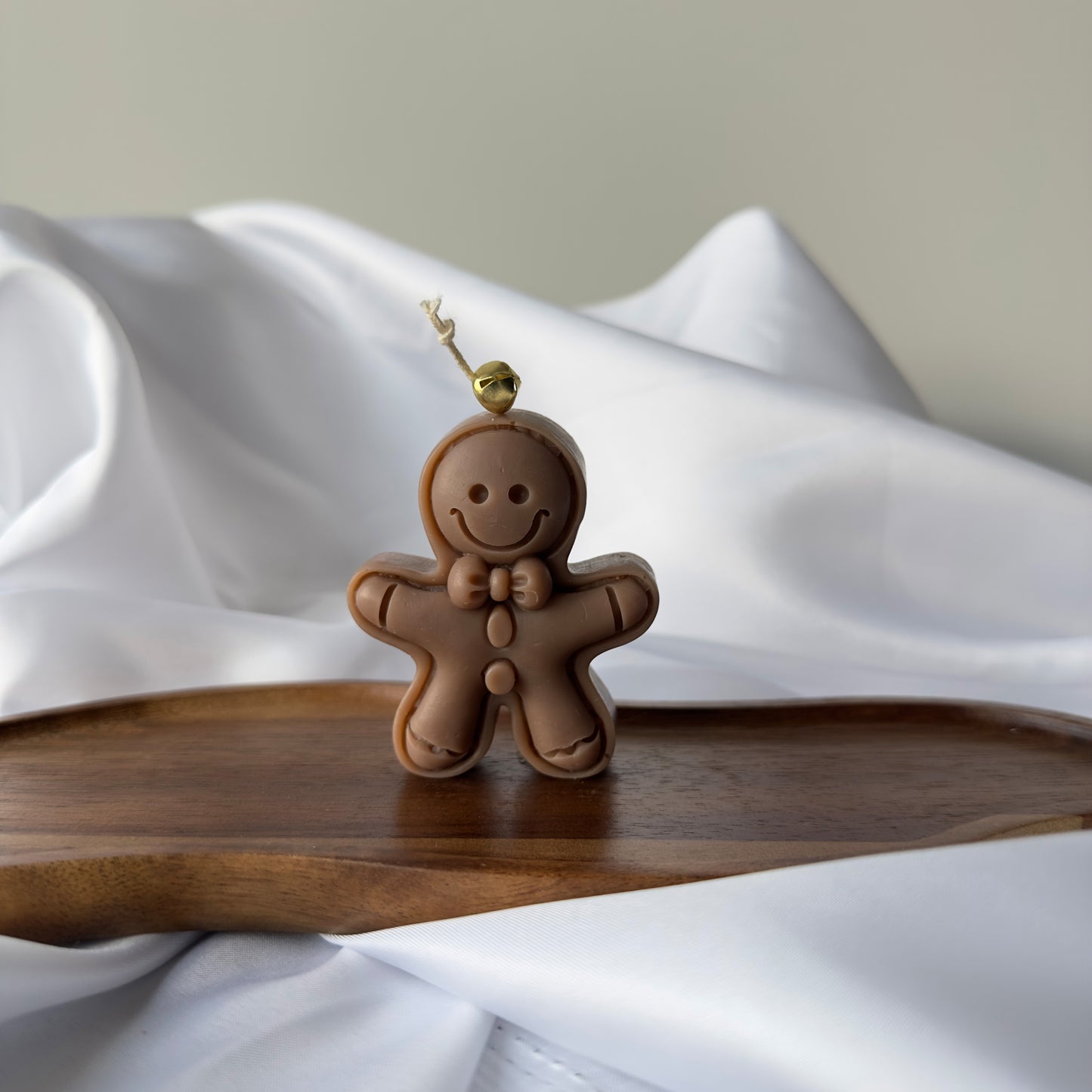 Świąteczny Ludzik-Pierniczek z Wosku Kokosowego