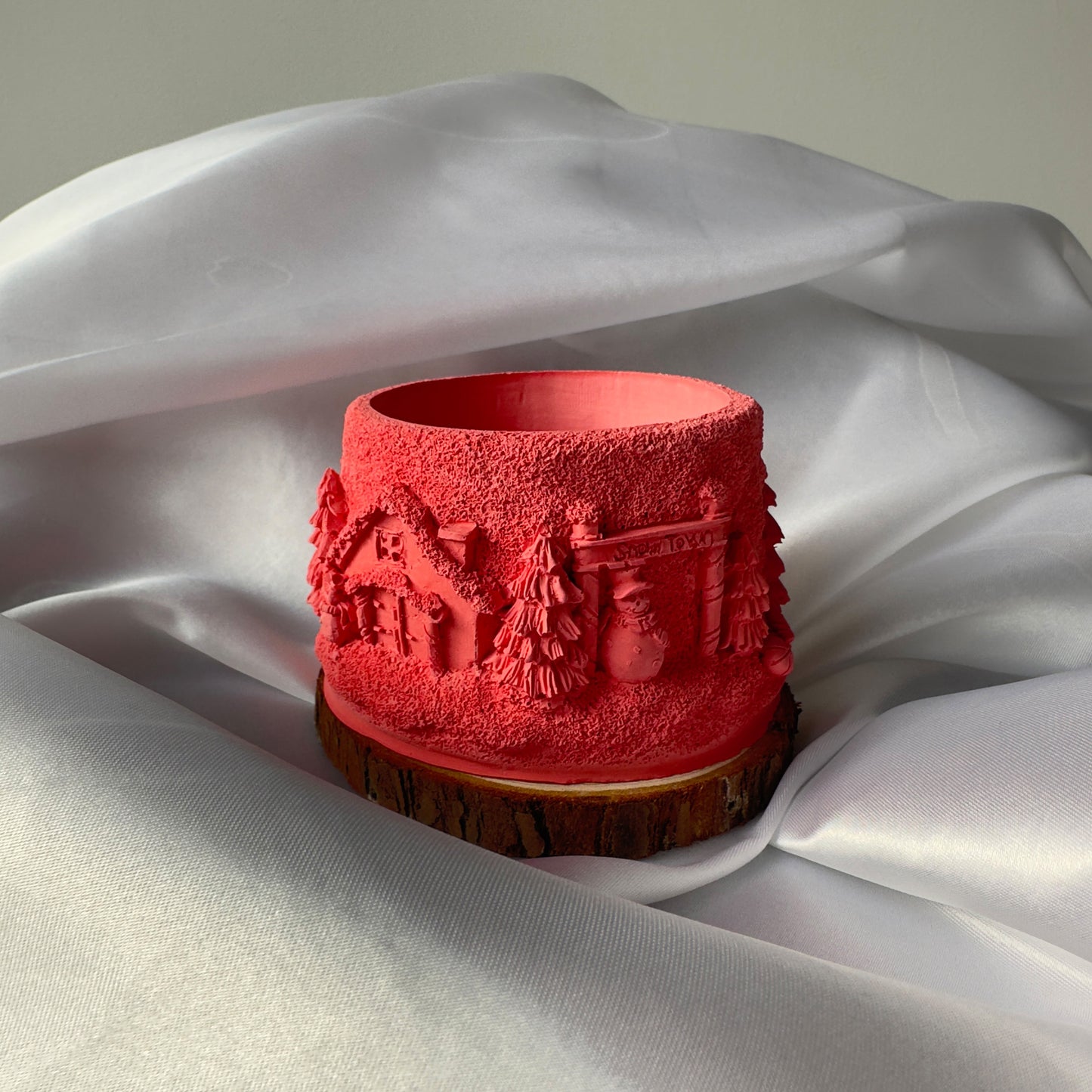 Snow Town — Dekoracyjny Odlew Świąteczny z Gipsu Polimerowego