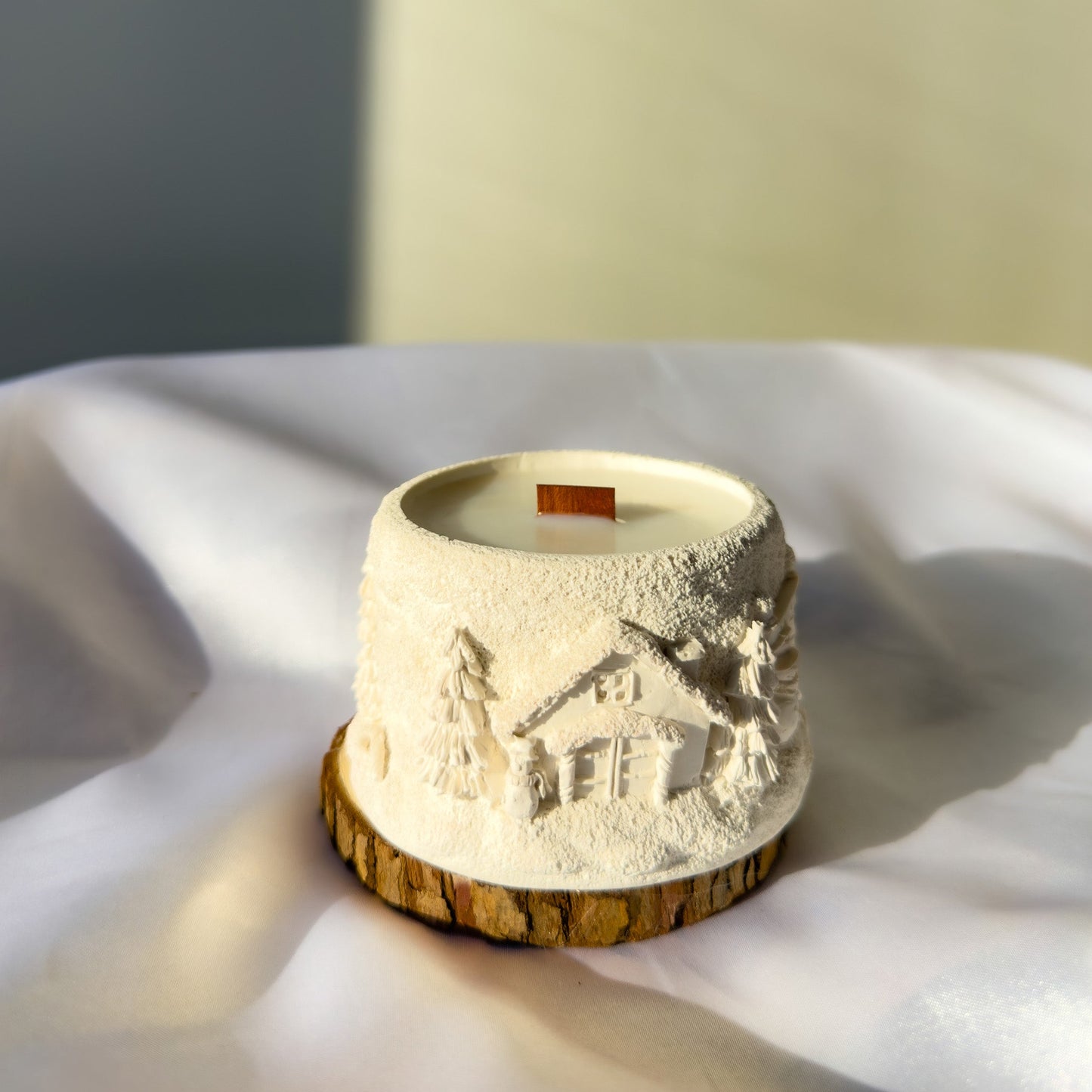 Świąteczna Świeca Zapachowa w Pojemniku Snow Town