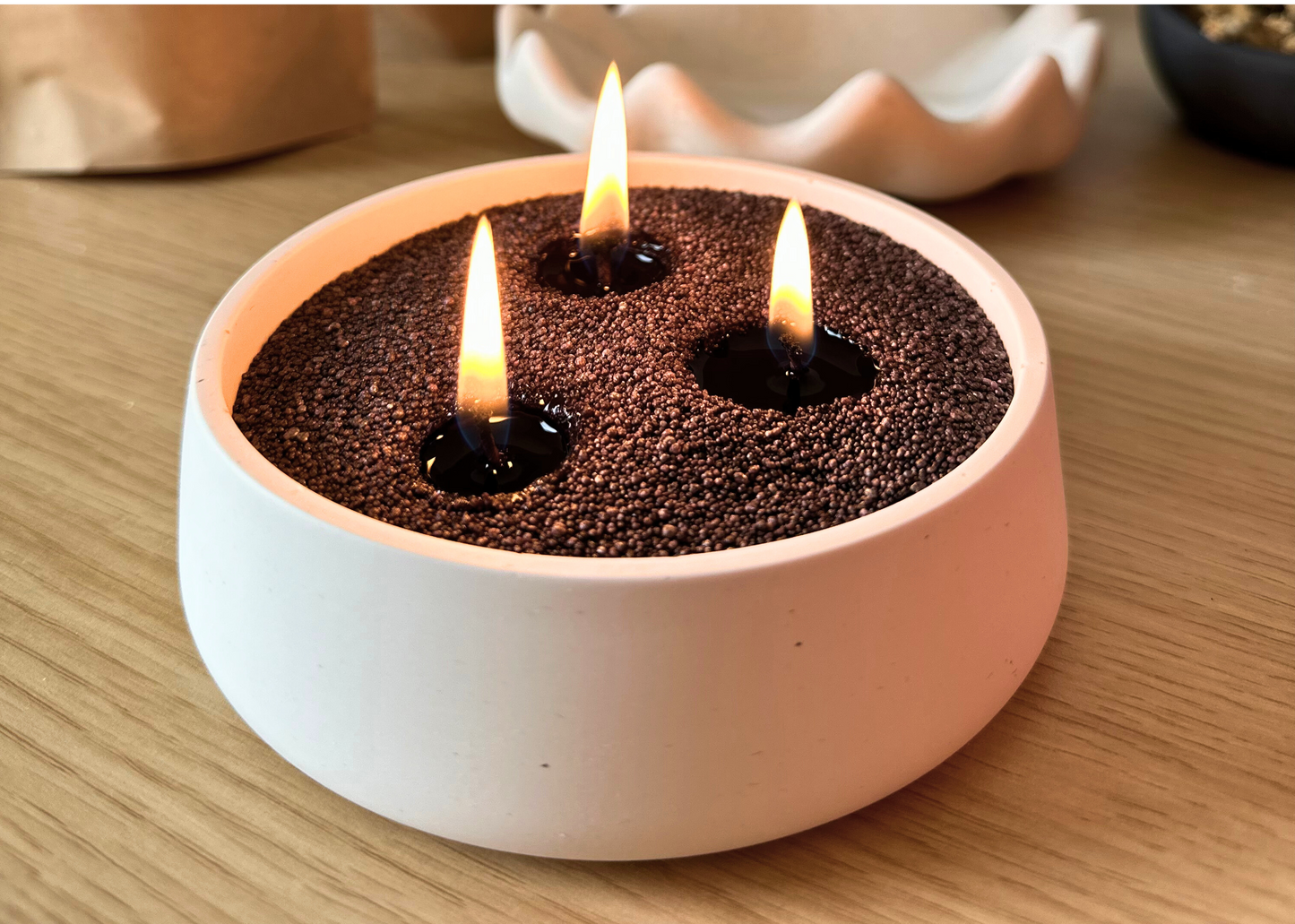 Wosk perłowy czarny 300g